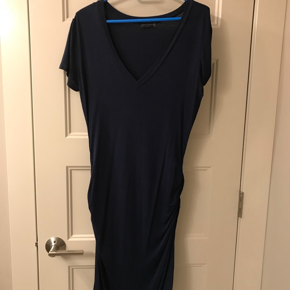Navy blue t shirt dress